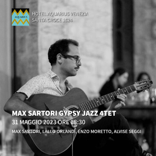 2024/05/31 – 18:30 – AperiJazz – Max Sartori Gypsy Jazz 4tet