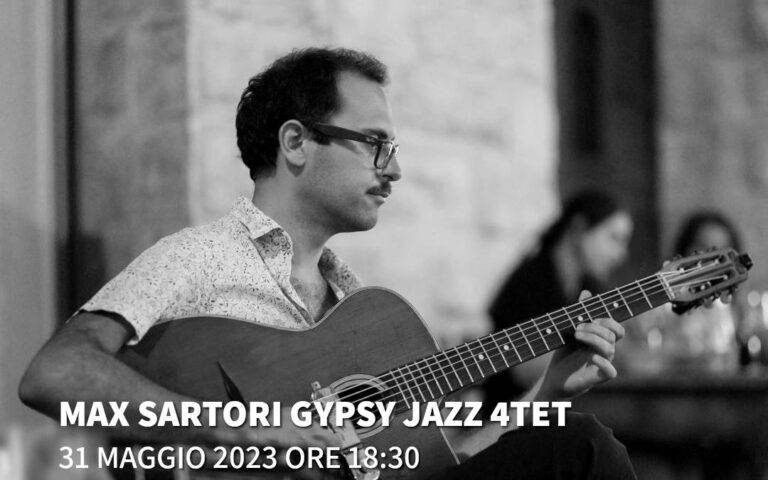 2024/05/31 – 18:30 – AperiJazz – Max Sartori Gypsy Jazz 4tet