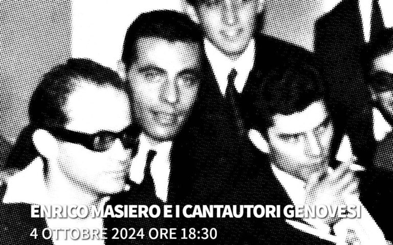 2024/10/04 – 18:30 – AperiJazz – Enrico Masiero e i cantautori genovesi