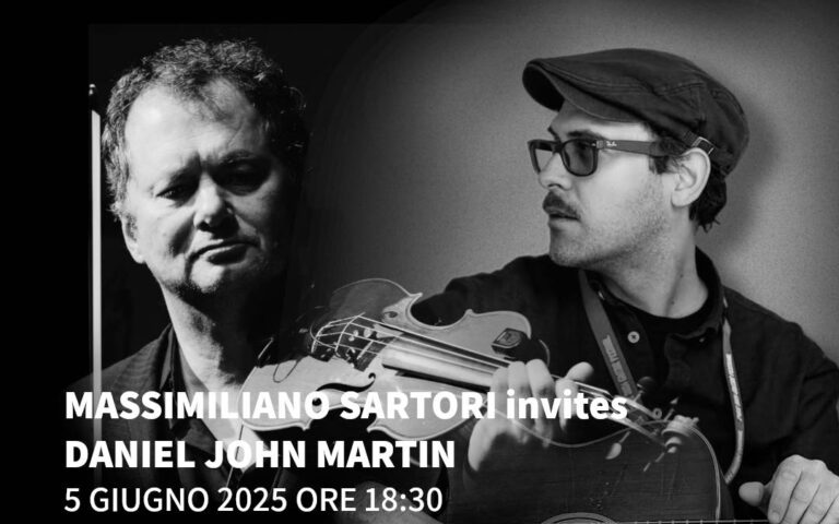 2025/06/05 – 18:30 – AperiJazz – Massimiliano Sartori invites Daniel John Martin