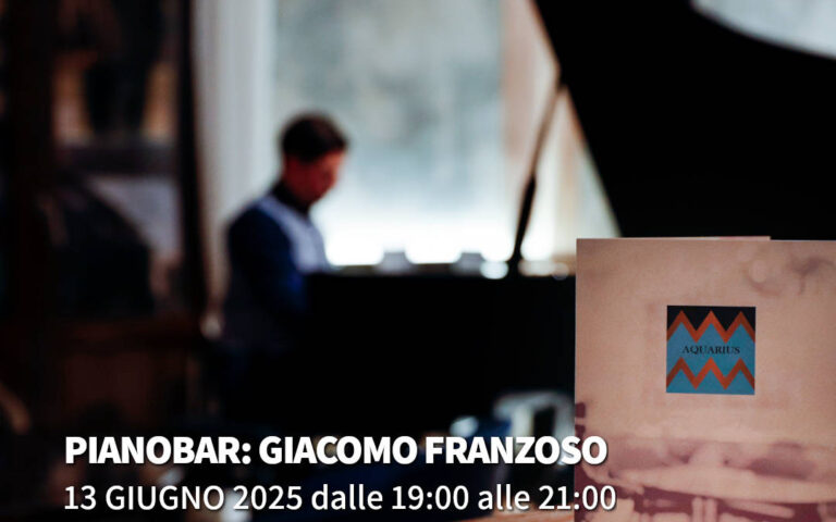 2025/06/13 – 19:00 – Pianobar – Special guest Giacomo Franzoso